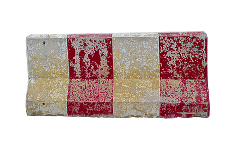 barrier on white backgroundの写真素材