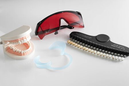 A set of tools used in whitening