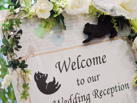 Welcome Boardの写真素材