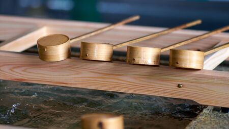 The water station in a shrine in Japanの写真素材