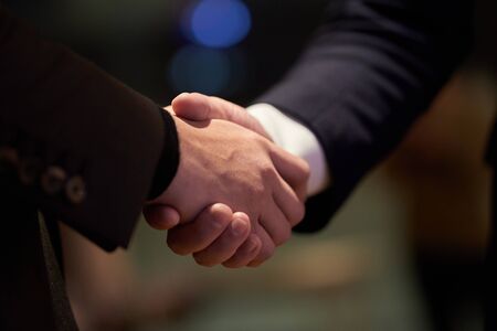Businessmen shaking hands