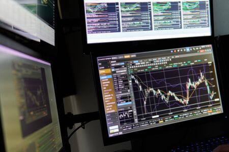 Stock and FX Trading Chartの写真素材