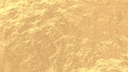 3D illustration of gold ore wind background