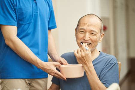 Caregivers and the elderly who provide oral care