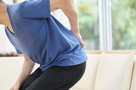 Elderly people with sore hips