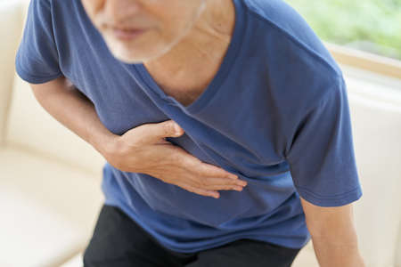 Elderly people with chest pains