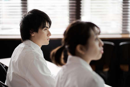 Asian medical personnel attending the seminar