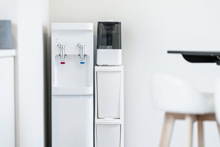 Water server and humidifier for throat careの写真素材