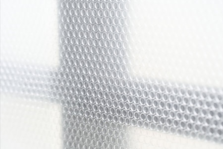 Double-glazed windows made from plastic wrap
