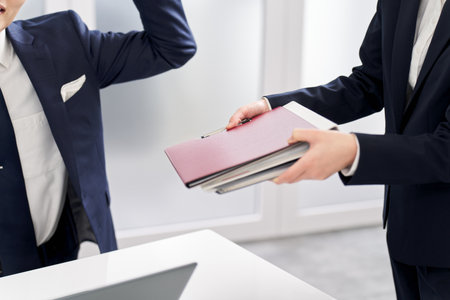 A businessman who keeps up with his workload