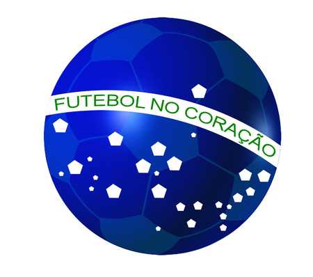 Brazilian Ball Soccer Flagの写真素材