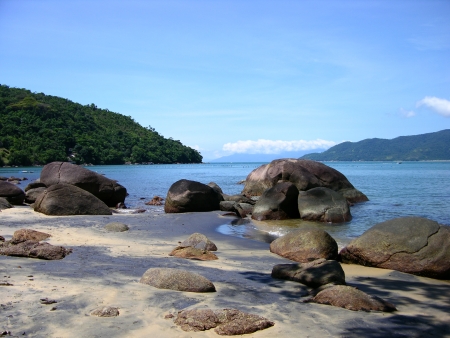 Beach Ubatuba の写真素材