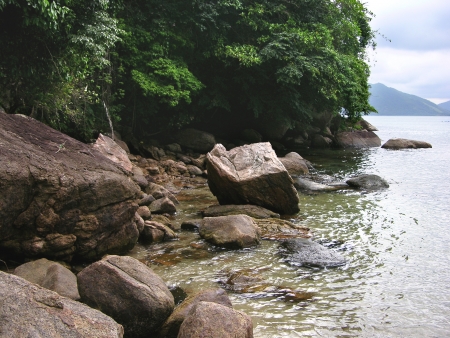 Beach Ubatuba の写真素材
