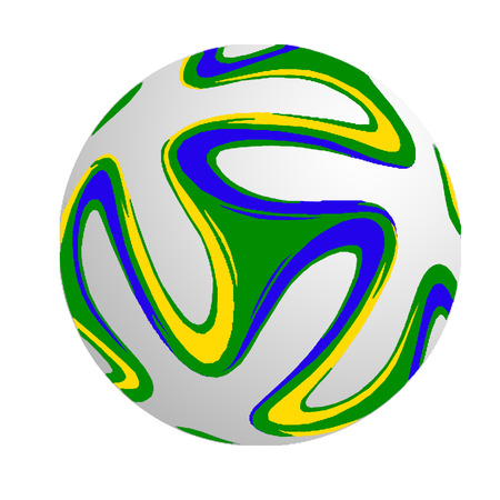 Ball Brazil II World Cup 2014の写真素材