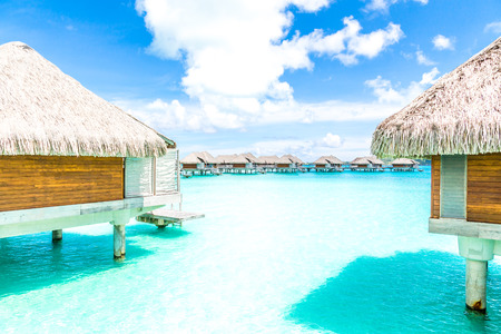 Bora Bora Island, French Polynesia.の写真素材