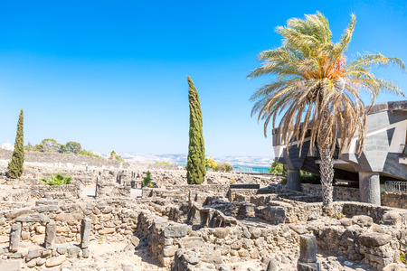 09/01/2016, Capernaum, the city of Jesus in Galilee, Israel, Galilee.のeditorial素材
