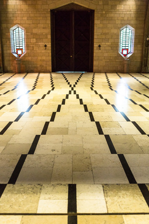 09/02/2016, Nazareth, Israel. Basilica of the Annunciation.のeditorial素材