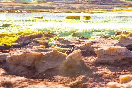Great Danakil Depression, Mekelle, Ethiopiaの写真素材