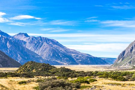 Aoraki Mount Cook National Park, New Zealand, Oceania.の写真素材