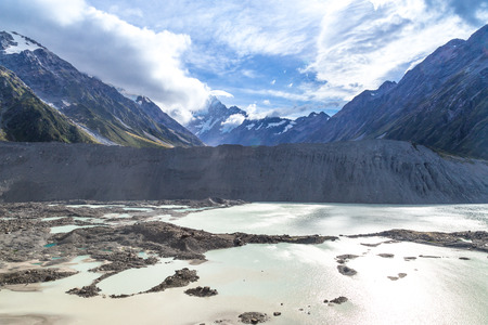 Aoraki Mount Cook National Park, New Zealand, Oceania.の写真素材