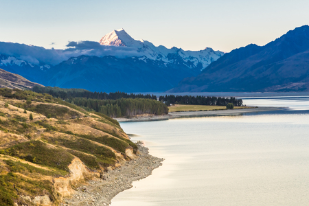 Aoraki Mount Cook National Park, New Zealand, Oceania.の写真素材