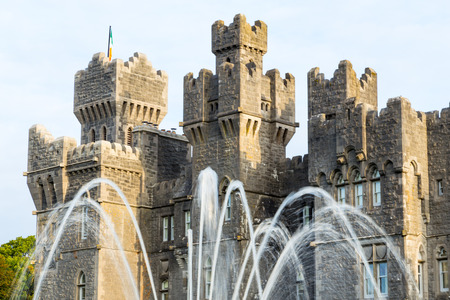 Mayo, Ireland - September 9, 2014. An amazing day at the beautiful Ashford Castle built in 1228.のeditorial素材