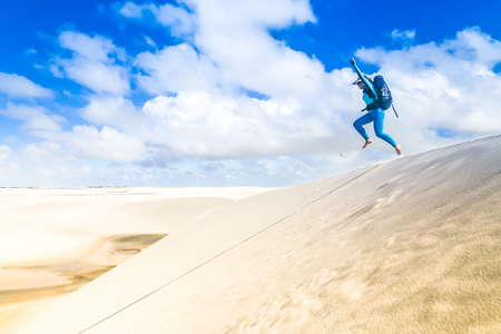 Lencois Maranhenses, National Park, Maranhao, Brazilの写真素材