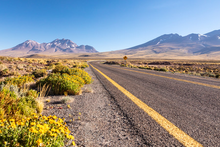 Atacama desert, Chile, Andes, South America. Beautiful view and landscape.の写真素材