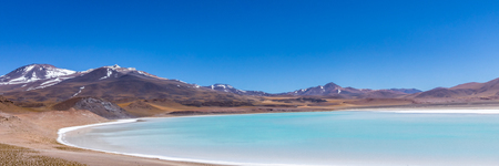 Atacama Desert, Chile. Salar Aguas Calientes. Lake Tuyacto. South America.の写真素材