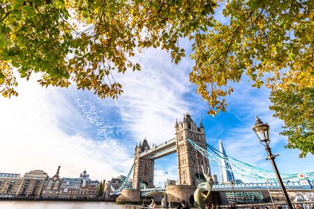 Tower Bridge in London, UK, United Kingdom. Europe.の写真素材