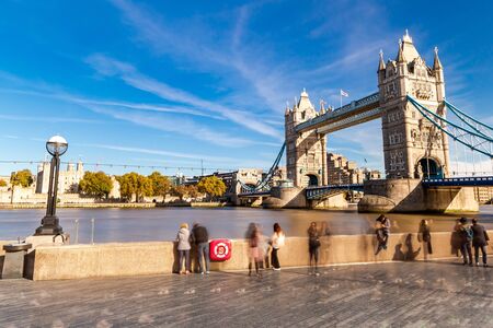 Tower Bridge in London, UK, United Kingdom. Europe.