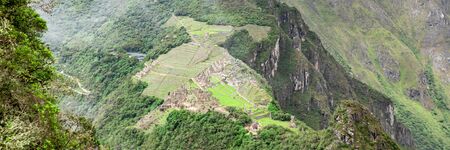 Machu Picchu, a Peruvian Historical Sanctuary. One of the New Seven Wonders of the World. Cuzco.の写真素材