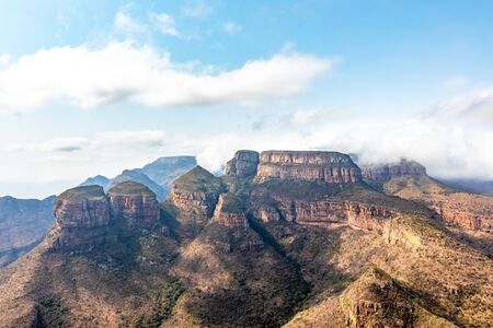Blyde River Canyon and The Three Rondavels (Three Sisters) in Mpumalanga, South Africa. AFrica.の写真素材