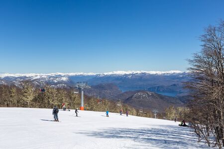 Cerro Chapelco, San Martin de los Andes, Argentina. South America.の写真素材