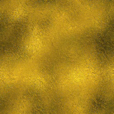 Golden Foil High Definition Tileable Texture. Shiny and luxury tin foil pattern.の写真素材