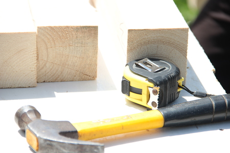 hammer and meter for construction