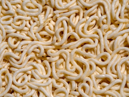 Instant dry noodles texture. food textureの写真素材