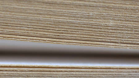 Flicking Through Old Book Pages Close-upの写真素材