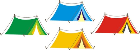 CAMPINGのイラスト素材