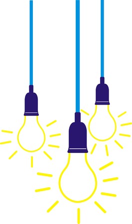 LIGHT AND LAMPのイラスト素材