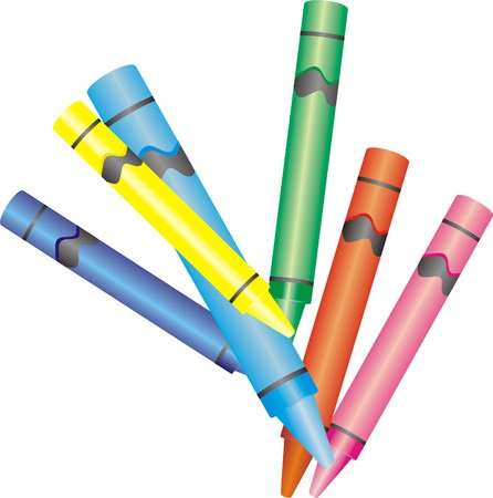 COLORED PENCILSのイラスト素材