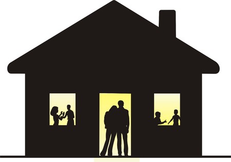 FAMILY HOUSINGのイラスト素材