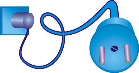 OUTLET AND ELECTRICAL CONNECTION,のイラスト素材