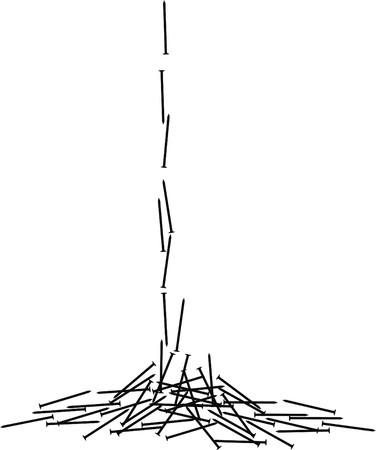 PILE OF NAILSのイラスト素材