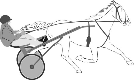 HORSE RACEのイラスト素材