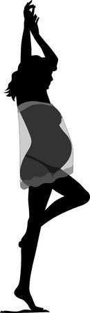 WIFE AND EXIBITIONのイラスト素材