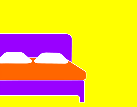 HOTEL ROOMのイラスト素材