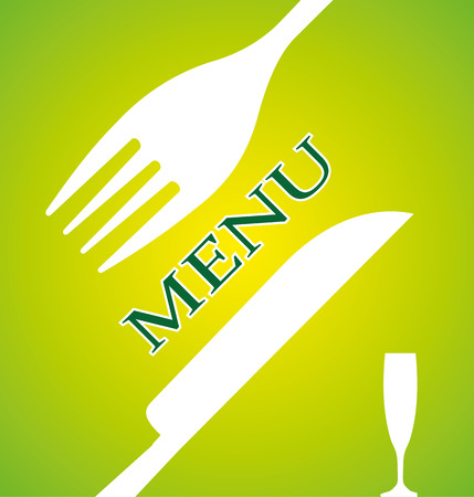 Menu design for catering or invitation template.のイラスト素材