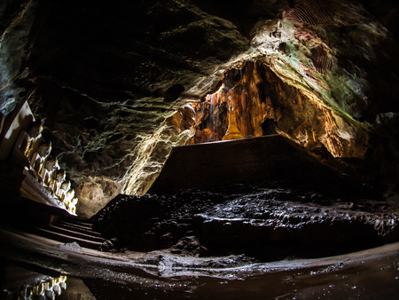 Yathei Pyan Cave, Hpa An, Myanmarの写真素材