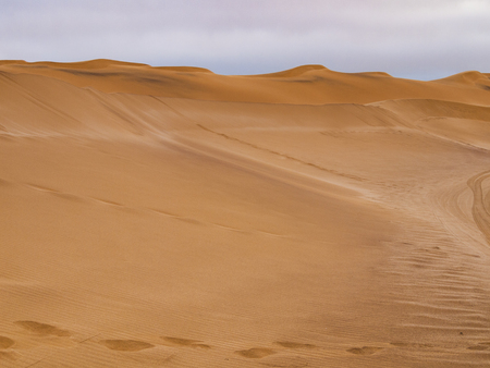 Namib desert dunes near Swakopmundの写真素材